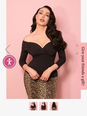 Off-Shoulder Black Fitted Top - vixen starlet top